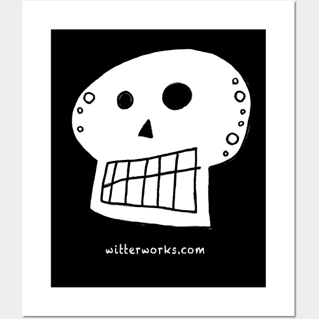 Silly Skull by Witterworks Wall Art by witterworks